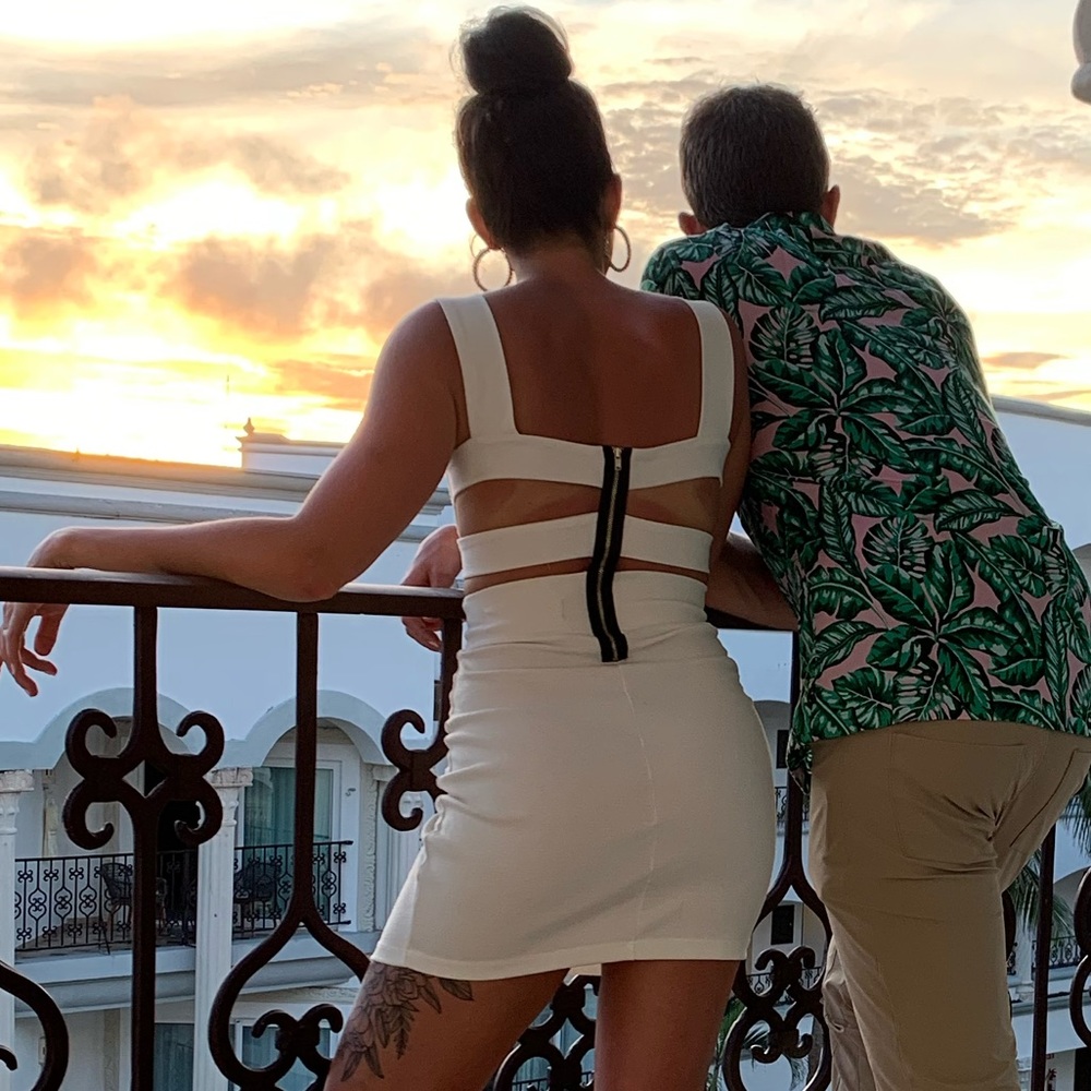 LULUs White Mini Dress - Picture 7 of 7